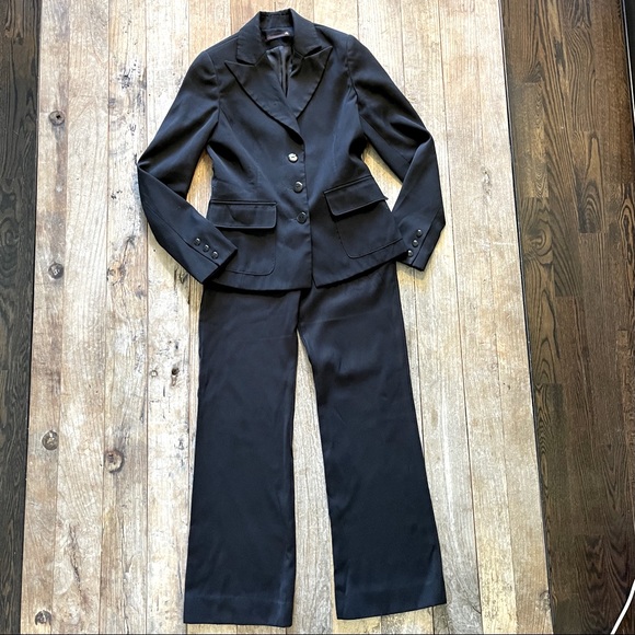 RK Black 3-piece Skirt & Pant Suit Set, size 4 - Picture 3 of 9